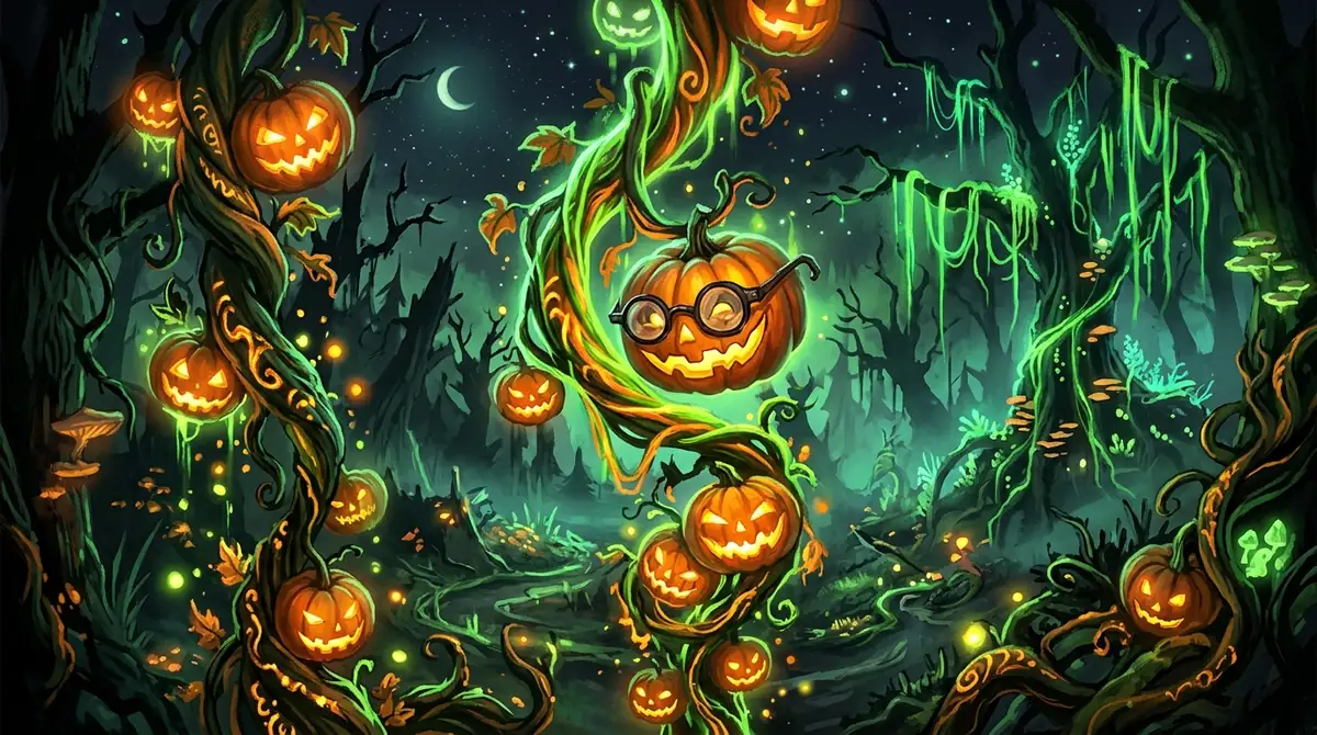 Jack-O-Lantern Drop Cover